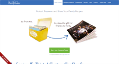 Desktop Screenshot of createmycookbook.com